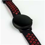 Ficha técnica e caractérísticas do produto RelÃ³gio Smartwatch Tomate Bluetooth NotificaÃ§Ãµes IP68 Preto+Vermelho - Preto - Dafiti