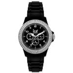 Ficha técnica e caractérísticas do produto RelÃ³gio Stone Multi Funcao Preto e Prata Ice Watch - PoÃ¡s - Dafiti