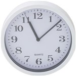 Ficha técnica e caractérísticas do produto Relógio 20cm Redondo Cazza Branco
