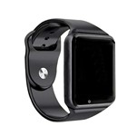 Ficha técnica e caractérísticas do produto Relogio A1 Smartwatch Camera Bluetooth Celular Chip Cartao - Preto - a Smart