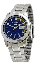 Ficha técnica e caractérísticas do produto Relógio Aço Inoxidável Masculino Seiko Automático Snkk 27k1