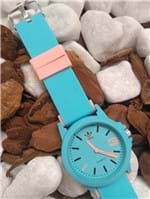 Ficha técnica e caractérísticas do produto Relógio Adidas Borracha Azul/rosa 2053