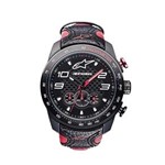 Ficha técnica e caractérísticas do produto Relogio Alpinestars Tech Chrono Pulseira de Couro (Preto/Vermelho)