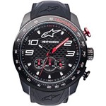 Relógio Alpinestars Tech Preto Chrono (Pulseira Silicone Preto)