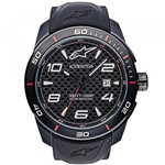 Relógio Alpinestars Tech Prata (Pulseira Silicone Preto)