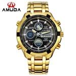 Ficha técnica e caractérísticas do produto Relógio Amuda - Am2002 (Dourado)