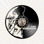Relógio Amy Winehouse Bandas Rock Jazz Blues Musica Vinil LP
