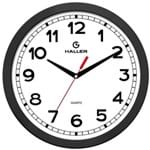 Ficha técnica e caractérísticas do produto Relógio Analógico 25Cm Quartz Redondo para Parede Kinzle Haller