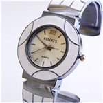 Ficha técnica e caractérísticas do produto Relógio Analógico Bracelete 10015 Branco Rel10043 Relog`s