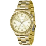 Ficha técnica e caractérísticas do produto Relógio Analógico Feminino Lince Dourado LRG4339l C2kx