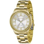 Ficha técnica e caractérísticas do produto Relógio Analógico Feminino Lince Dourado Lrg4339l S2kx