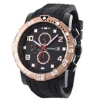 Ficha técnica e caractérísticas do produto Relógio Analógico Magnum Racing Masculino de Pulso Pulseira de Silicone Preta Ma34174D