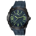 Ficha técnica e caractérísticas do produto Relógio Analógico Masculino Puma 96249GPPSPU2 - Azul