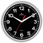Ficha técnica e caractérísticas do produto Relógio Analógico Redondo 25Cm Quartz para Parede Cinza Kienzle Haller