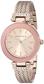 Relógio Anne Klein Cristal Swarovski Rose Gold AK/1906RGRG