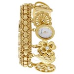 Ficha técnica e caractérísticas do produto Relógio Anne Klein Mother Of Pearl Dial Charm Bracelet Ladies Watch