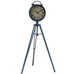 Ficha técnica e caractérísticas do produto Relógio Antigo com Tripé de Ferro Oldway - 110x50 Cm