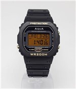 Ficha técnica e caractérísticas do produto Relógio AQUA Digital GP477 WR 200 M