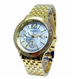 Ficha técnica e caractérísticas do produto Relogio Atlantis Feminino B3362 Dourado Fundo Branco