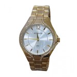 Ficha técnica e caractérísticas do produto Relogio Atlantis Feminino G3413 Dourado Fundo Branco