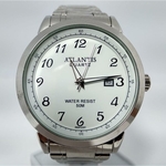 Ficha técnica e caractérísticas do produto Relógio Atlantis Prata Fundo Branco - G6604