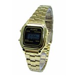 Relogio Atlantis Unissex W7049 Vintage Dourado