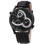 Ficha técnica e caractérísticas do produto Relógio August Steiner As8010Bk Dual Time Preto