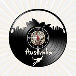 Ficha técnica e caractérísticas do produto Relógio Austrália País Cidade Agência Viagem Turismo Vinil