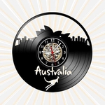 Ficha técnica e caractérísticas do produto Relógio Austrália Países Cidades Viagens Turismo Vinil LP