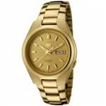 Ficha técnica e caractérísticas do produto Relógio Automático 21 Jewels Masculino Dourado SNK610K1 SEIKO