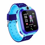 Ficha técnica e caractérísticas do produto Relógio Azul Smart Watch Kids com Gps Lanterna Chat Direto Câmera - Cn
