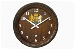 Relógio Barril Decorativo Grande - Mesma Hora - Karin Grace