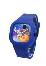 Relógio Bewatch Astrounauta Pulseira de Silicone Be Azul Classic