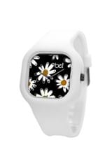 Relógio Bewatch Margarida Pulseira Silicone Branco