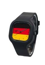 Relógio Bewatch País Alemanha Pulseira Silicone Preto