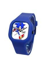 Relógio Bewatch Sonic Pulseira de Silicone Be Azul Classic