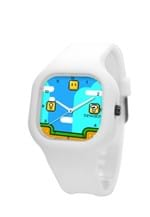 Relógio Bewatch Super Mario Pulseira Silicone Branco