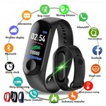 Ficha técnica e caractérísticas do produto Relógio Bluetooth Inteligente Smartband M3 Lançamento - Yoho