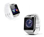 Relógio Bluetooth Smartwatch Dz09 Iphone Android Gear Chip - Branco-Prata