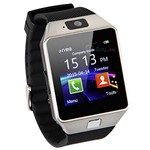 Ficha técnica e caractérísticas do produto Relógio Bluetooth Smartwatch Dz09 Iphone Android Gear Chip - Branco-Prata