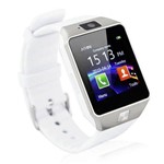 Relogio Bluetooth Smartwatch Dz09 Touch Branco - Importado