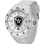 Relógio Botafogo Masculino Branco BOT-002-2 Analógico 5 Atm Acrílico Tamanho Grande - Bel Watch