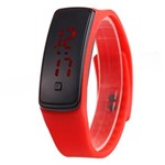 Ficha técnica e caractérísticas do produto Relógio Bracelete Digital com Visor de LED (Vermelho)