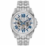 Relógio Bulova Automático Esqueleto Masculino Analógico WB31998F - 96A187