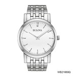 Ficha técnica e caractérísticas do produto Relógio Bulova Classic Masculino Prata Branco Wb21669q