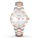 Ficha técnica e caractérísticas do produto Relógio Bulova Diamond Analógico Feminino WB27743S - 98R169