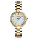 Ficha técnica e caractérísticas do produto Relógio Bulova Diamond Analógico Feminino WB27976B