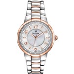 Relógio Bulova Diamond Feminino Analógico Wb27887m - 98r162
