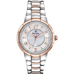 Ficha técnica e caractérísticas do produto Relógio Bulova Diamond Feminino Analógico Wb27887m - 98r162