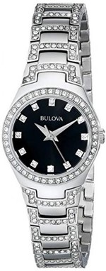 Ficha técnica e caractérísticas do produto Relógio Bulova Feminino 96L170 Cristal Swarovski